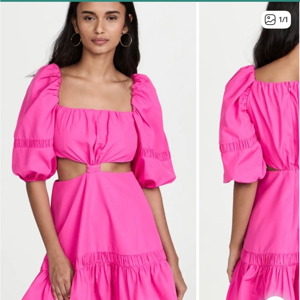 Alexis Bertana Mini Dress in Magenta